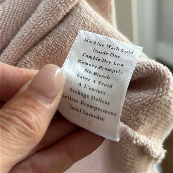 Frank + Eileen Kane Capelet Hoodie in Petal - Picture 6 of 7